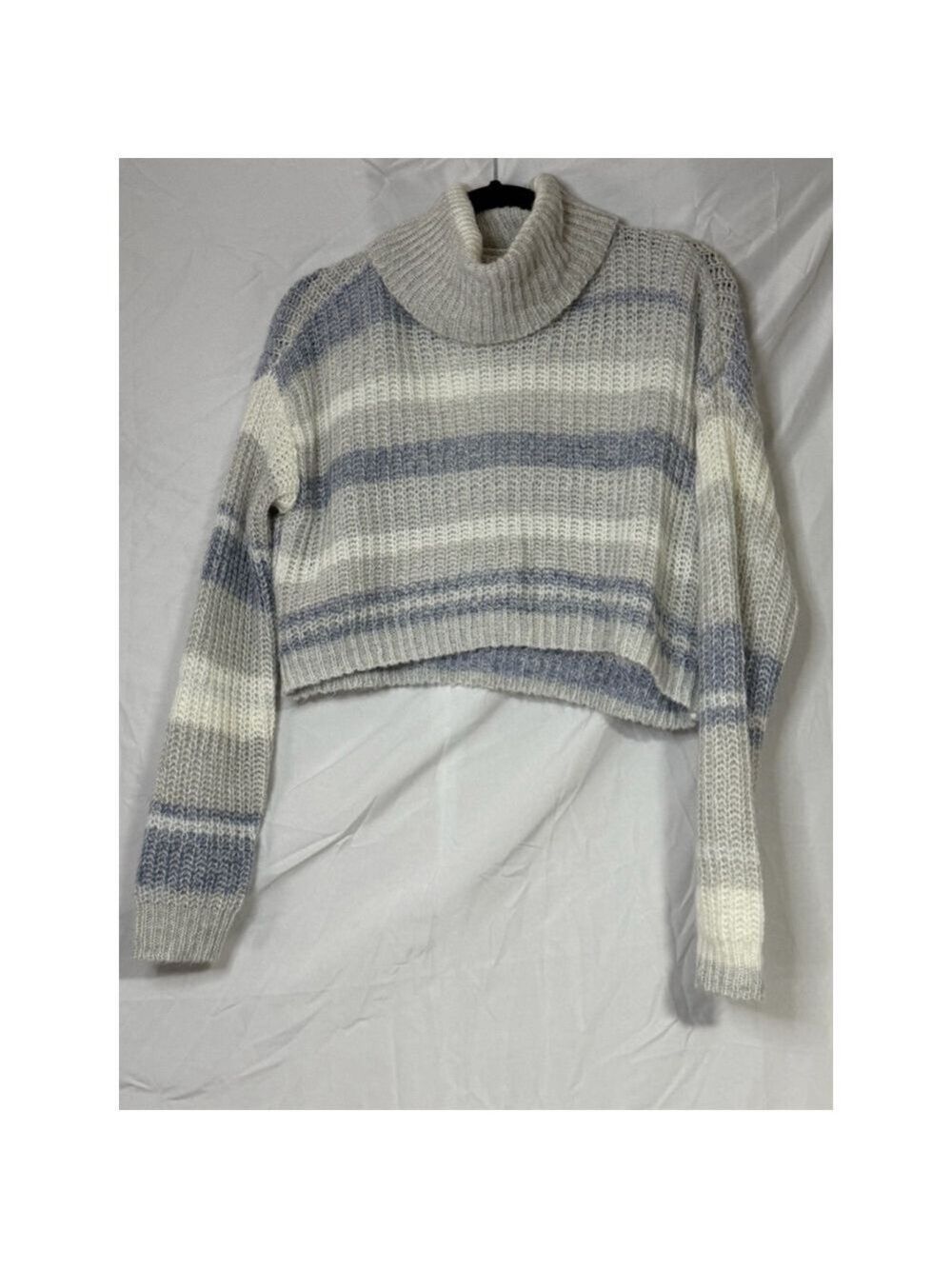 Women's GB Sweater Size S Gray and Blue